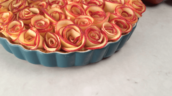 rose apple tart recipe video ann reardon