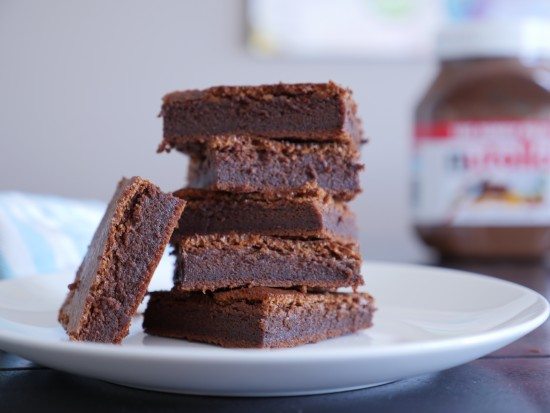 2 ingredient nutella brownies ann reardon
