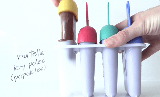 nutella popsicles recipe ann reardon