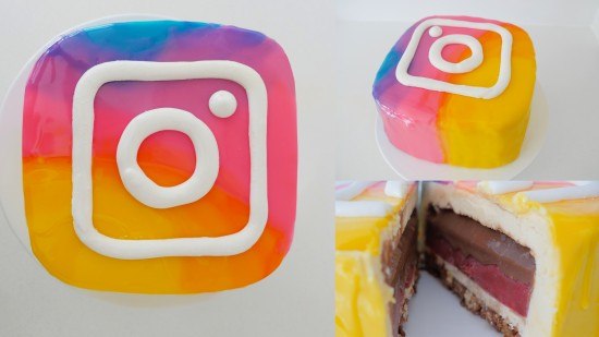 instagram cake new logo how to cook that