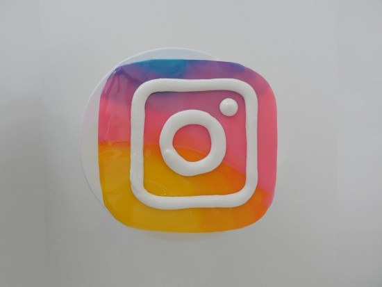 new instagram logo cake