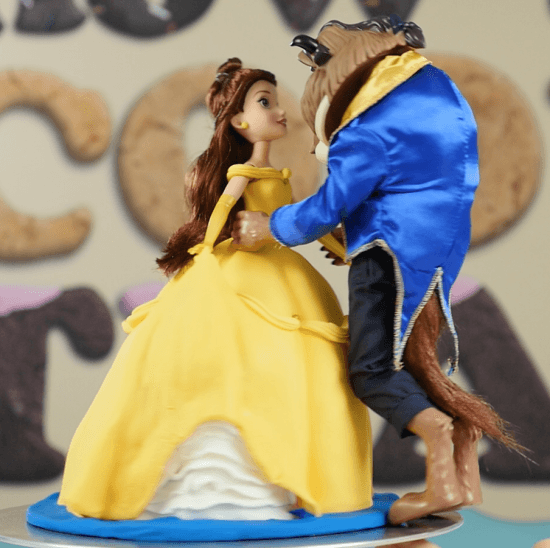 beauty and the beast cake ann reardon