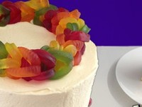 Rainbow Loom Band Cake