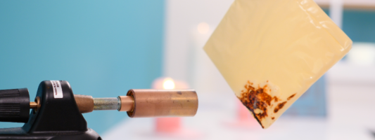 does fake cheese burn