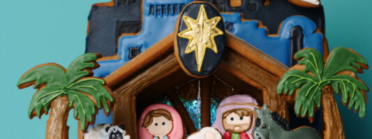 gingerbread nativity howtocookthat