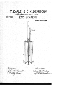 invention of rotary egg beater