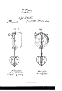 rotary egg beater invention