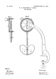 invention of rotary egg beater