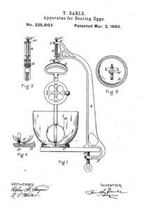 invention of rotary egg beater
