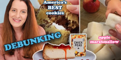 apple marshmallows chickpea cheesecake please and thankyou cookies