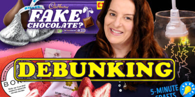Debunking: Japanese chocolate infused strawberries, freeze drying water, is your chocolate fake and more
